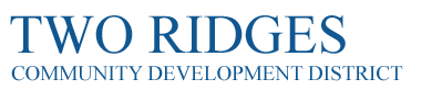 Two Ridges CDD Logo